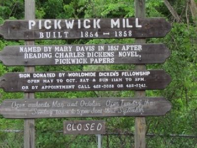 Pickwick Mill Marker image. Click for full size.