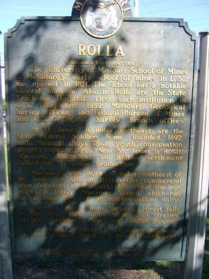 Rolla Marker image. Click for full size.
