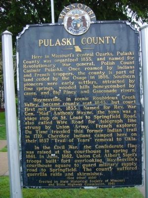 Pulaski County Marker image. Click for full size.