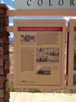 Rainbow Route / Western Fremont County Marker - Side B image. Click for full size.