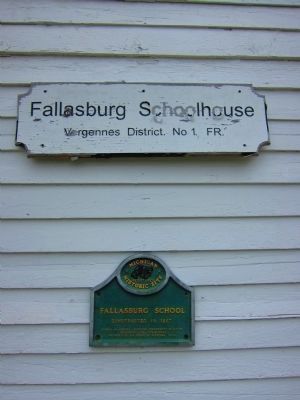 Fallasburg School constructed in 1867 image. Click for full size.