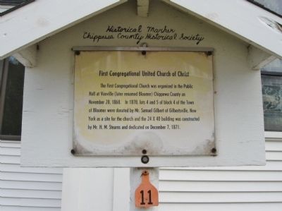 First Congregational United Church of Christ Marker image. Click for full size.