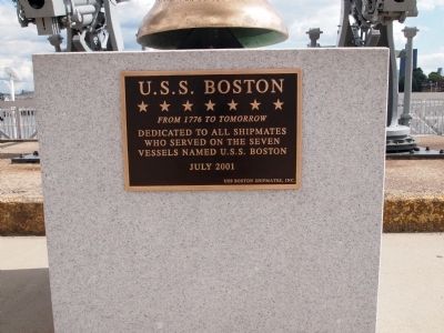 U.S.S. Boston Marker image. Click for full size.
