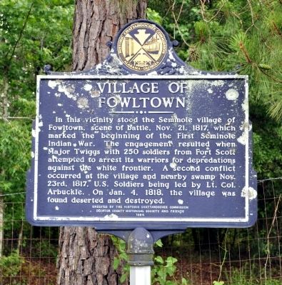 Village of Fowltown Marker image. Click for full size.