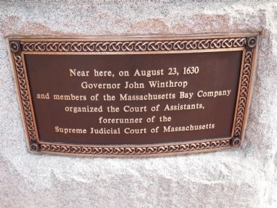Court of the Assistants Marker. Click for full size. Court of the Assistants Marker image. Click for full size.