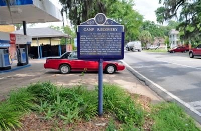 Camp Recovery Marker. Click for full size. Camp Recovery Marker image. Click for full size.