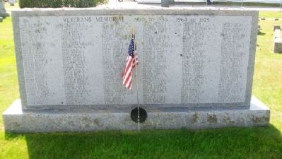World War II, Korea, and Vietnam Era Veterans Memorial image. Click for full size.