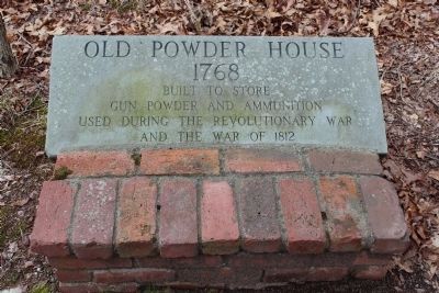 Old Powder House 1768 Marker image. Click for full size.