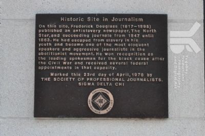 Historic Site in Journalism Marker. Click for full size. Historic Site in Journalism Marker image. Click for full size.