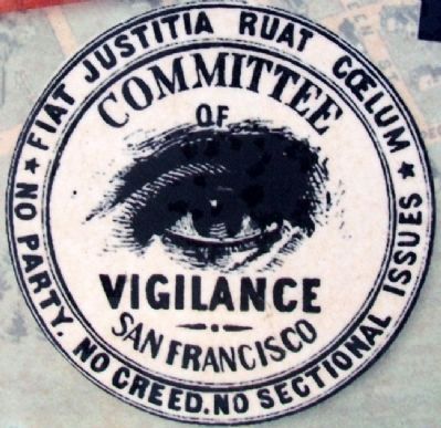 Symbol of the Committee of Vigilance. Click for full size. Symbol of the Committee of Vigilance image. Click for full size.
