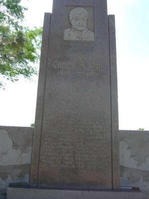 The Chisholm Trail Marker image. Click for full size.