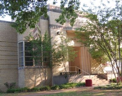 Entrance of East Clinton Street School, Constructed 1938. Click for full size. Entrance of East Clinton Street School, Constructed 1938 image. Click for full size.