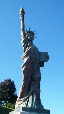 Replica of the Statue of Liberty. Click for full size. Replica of the Statue of Liberty image. Click for full size.