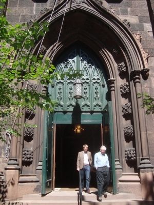 First Presbyterian Church Entrance image. Click for full size.