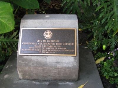 City of Burbank Centennial Time Capsule image. Click for full size.