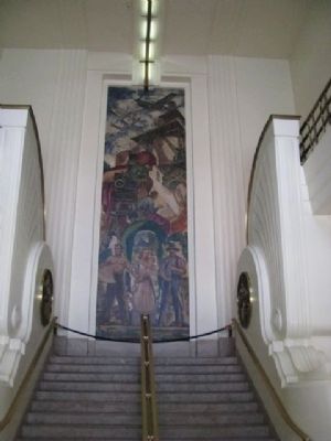 Burbank City Hall lobby image. Click for full size.