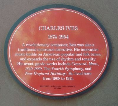 Charles Ives Marker image. Click for full size.