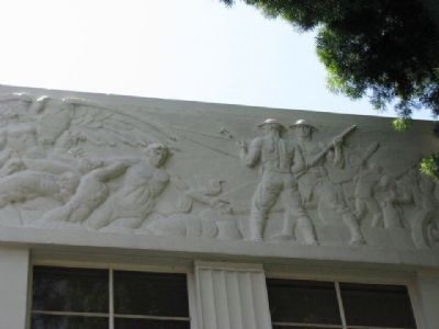 West side bas-relief image. Click for full size.