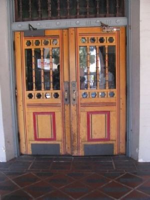 Burbank Post Office Entrance image. Click for full size.
