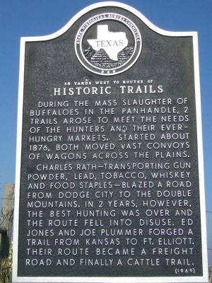 Historic Trails Marker image. Click for full size.