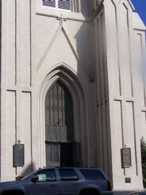 Saint Patrick's Church Marker, lower left image. Click for full size.