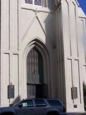Saint Patrick's Church Marker, lower left. Click for full size. Saint Patrick's Church Marker, lower left image. Click for full size.