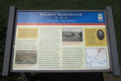 Wilson Warehouse CWT Marker image. Click for full size.