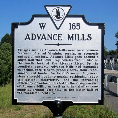 Advance Mills Marker image. Click for full size.