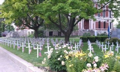 2012 - Memorial Day - - Crosses In Place image. Click for full size.