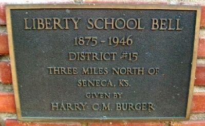 Liberty School Bell Marker. Click for full size. Liberty School Bell Marker image. Click for full size.