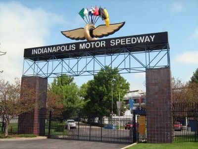 Indianapolis 500 Track - I. M. S. Main Gate image. Click for full size.