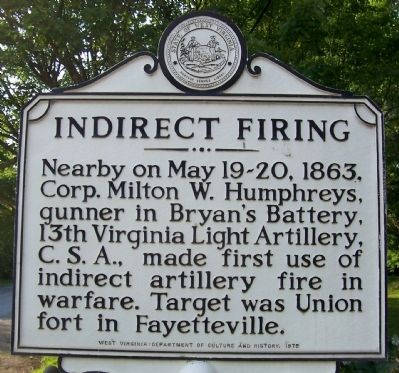 Indirect Firing Marker image. Click for full size.