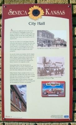 City Hall Marker. Click for full size. City Hall Marker image. Click for full size.
