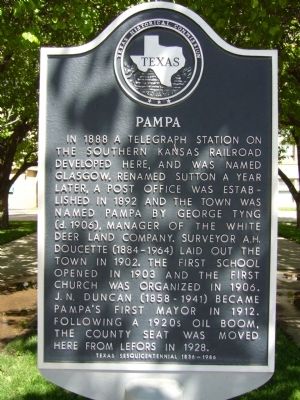 Pampa Marker image. Click for full size.