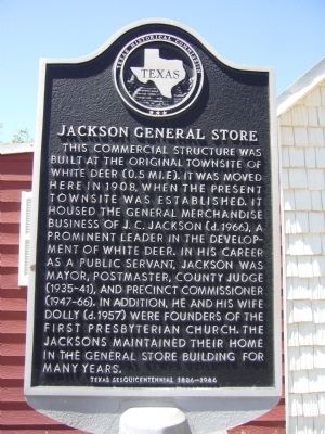 Jackson General Store Marker image. Click for full size.