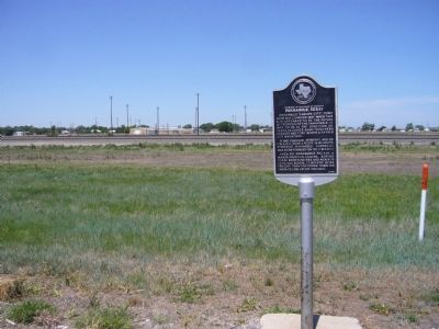 Terminus of the Santa Fe Railroad Marker. Click for full size. Terminus of the Santa Fe Railroad Marker image. Click for full size.