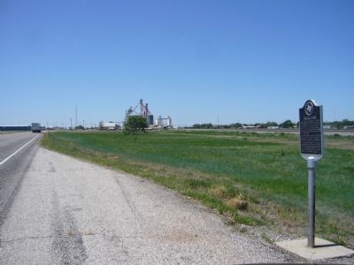 Terminus of the Santa Fe Railroad Marker. Click for full size. Terminus of the Santa Fe Railroad Marker image. Click for full size.