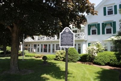 Entering Baker Street Historic District Marker. Click for full size. Entering Baker Street Historic District Marker image. Click for full size.