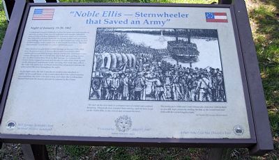 Noble Ellis - Sternwheeler that Saved an Army Marker image. Click for full size.