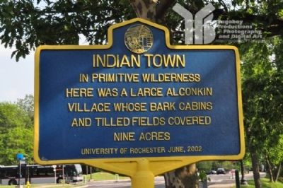 Indian Town Marker. Click for full size. Indian Town Marker image. Click for full size.