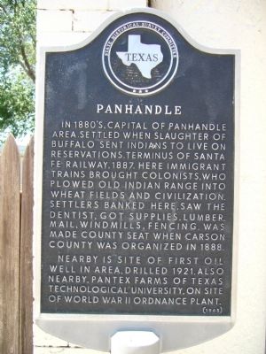 Panhandle Marker image. Click for full size.