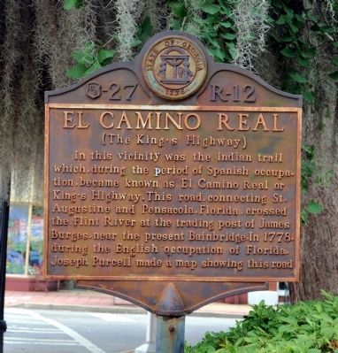 El Camino Real	 Marker image. Click for full size.