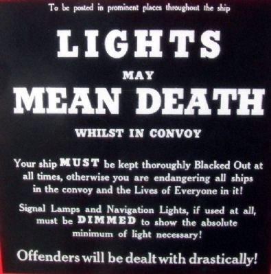Poster on Voyages for Victory Marker image. Click for full size.