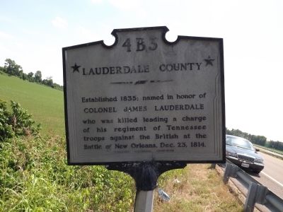 Dyer County / Lauderdale County Marker image. Click for full size.