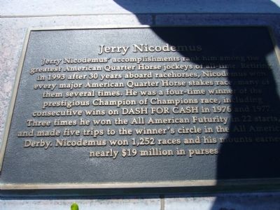 Jerry Nicodemus Marker image. Click for full size.