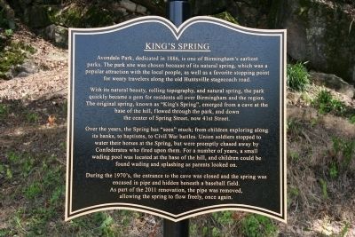 King's Spring Marker image. Click for full size.