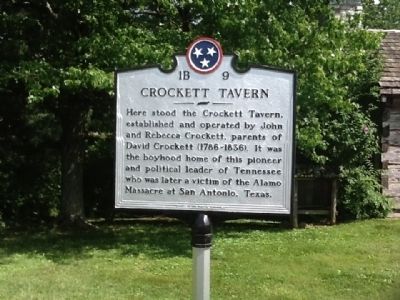 Crockett Tavern Marker image. Click for full size.