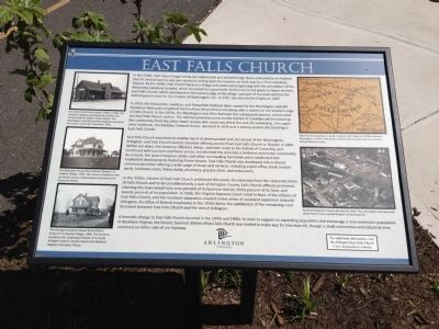 East Falls Church Marker image. Click for full size.