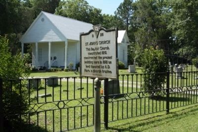 St, John's Church Marker. Click for full size. St, John's Church Marker image. Click for full size.