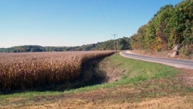 View southwest from "Espyd. a wolf" Marker image. Click for full size.